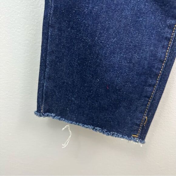 J. Galt Brandy Melville Millie Button-Front Dark Wash Denim Jeans NWT Size Small - Picture 9 of 15